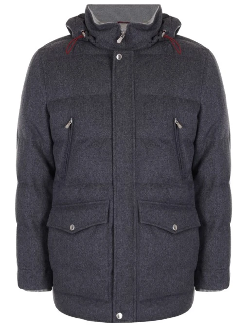 Пуховик шерстяной BRUNELLO CUCINELLI