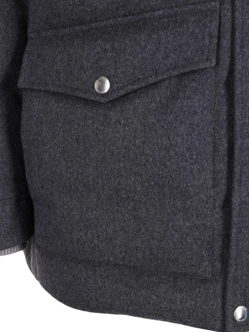 Пуховик шерстяной BRUNELLO CUCINELLI