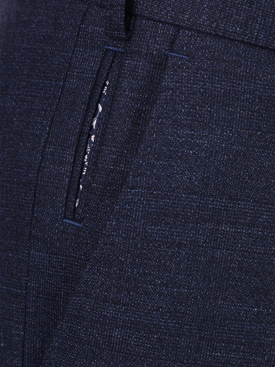 Брюки из шерсти и хлопка