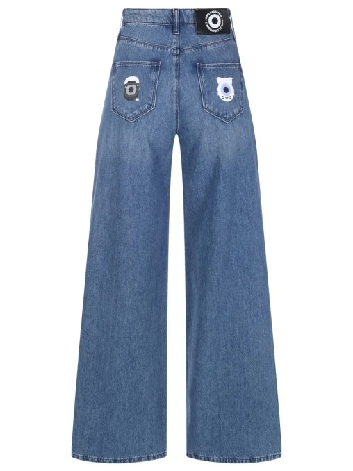 Джинсы хлопковые KARL LAGERFELD