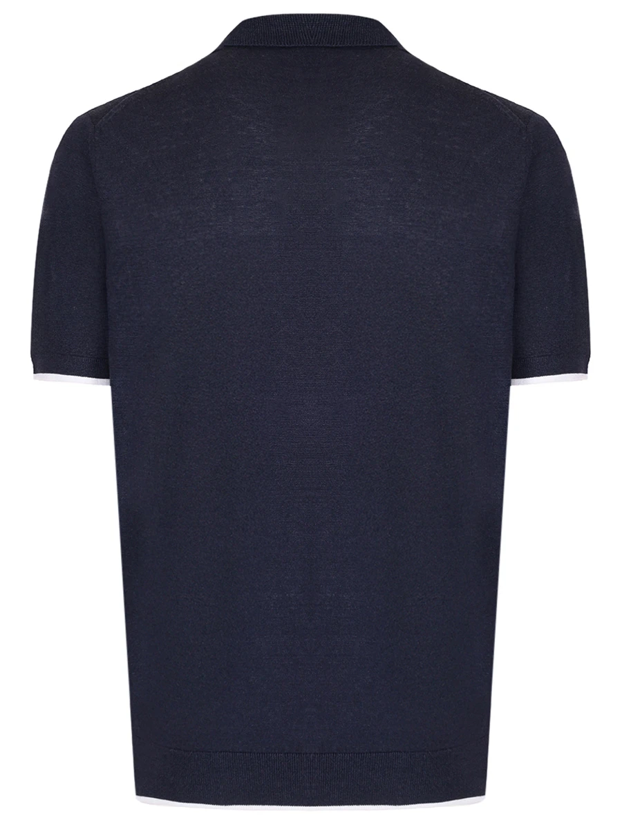 Поло из вискозы и льна