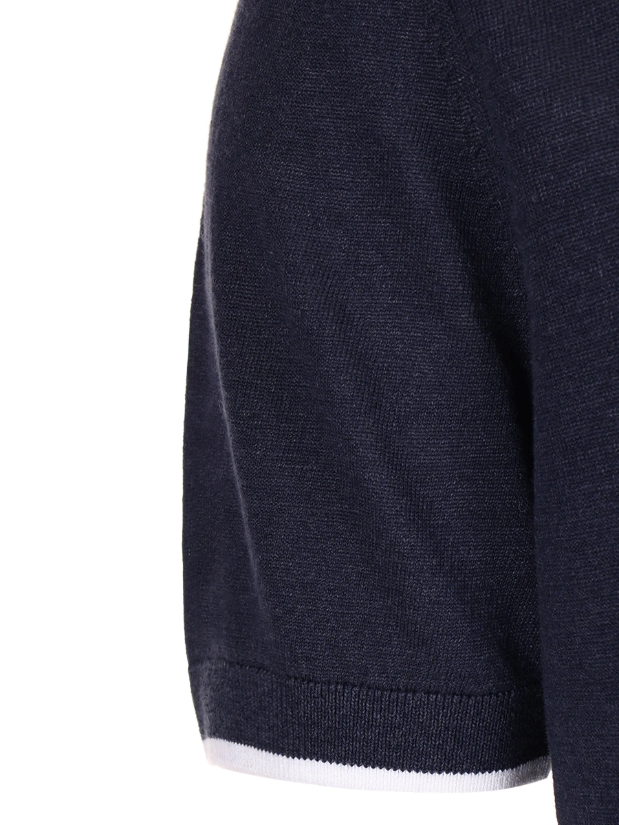 Поло из вискозы и льна