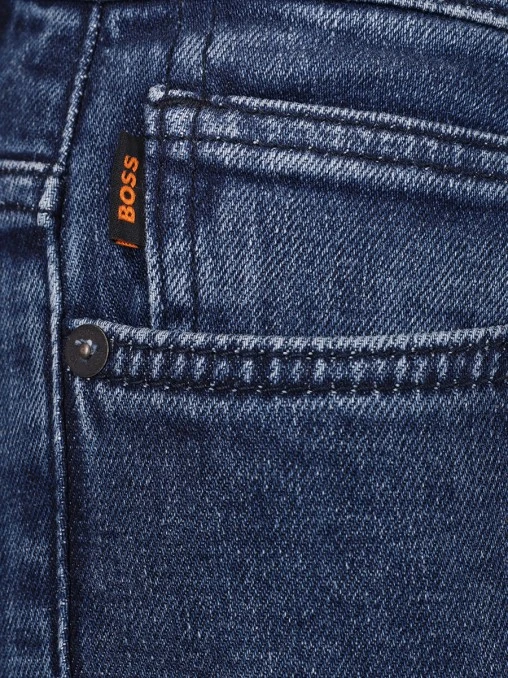 Джинсы Slim Fit хлопковые BOSS