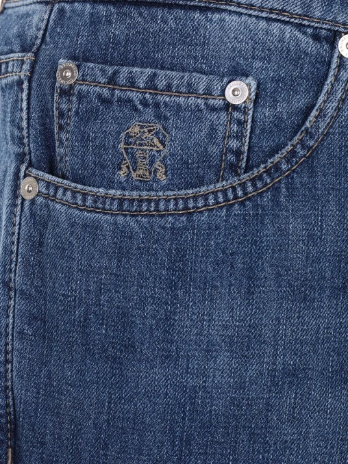 Джинсы Regular Fit хлопковые BRUNELLO CUCINELLI