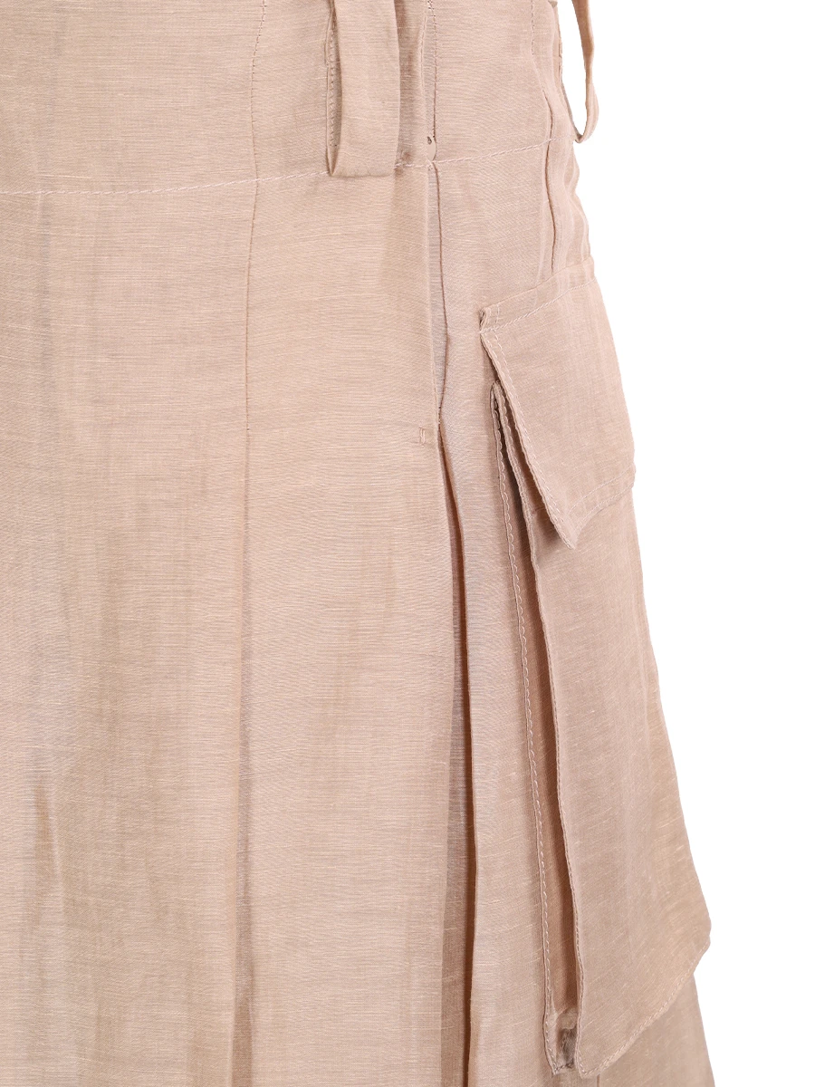 Юбка льняная