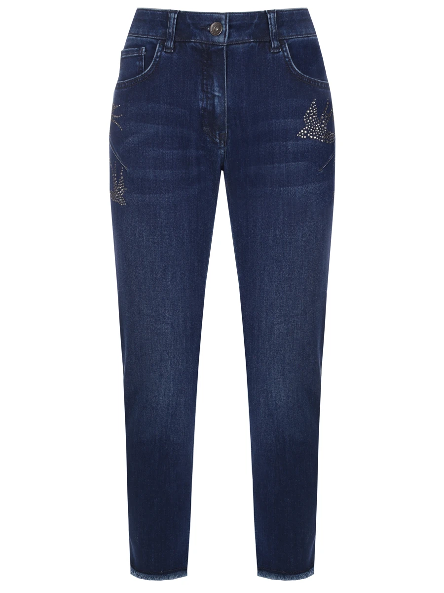 Джинсы со стразами