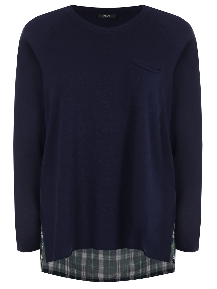 Джемпер комбинированный