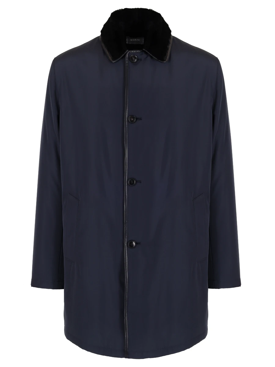 Пальто однотонное