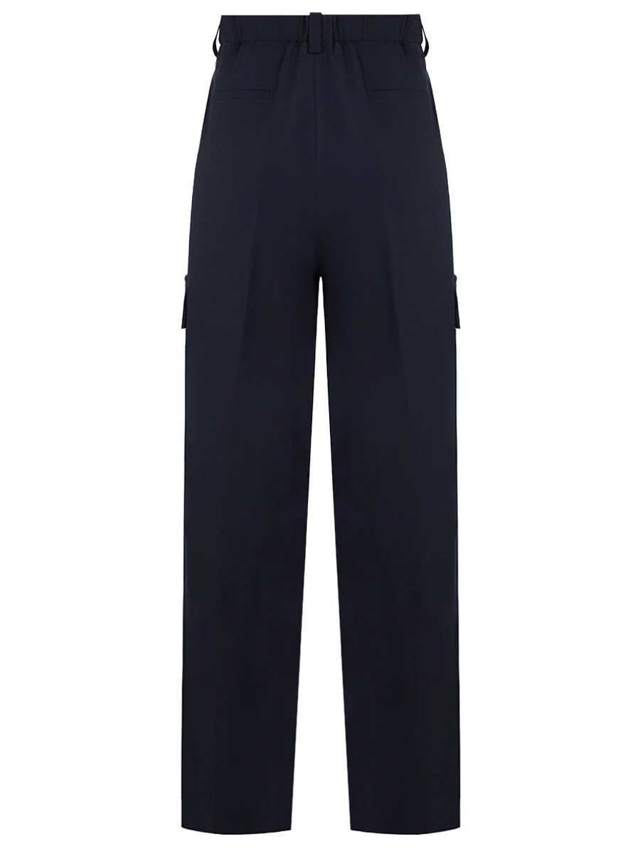 Брюки однотонные