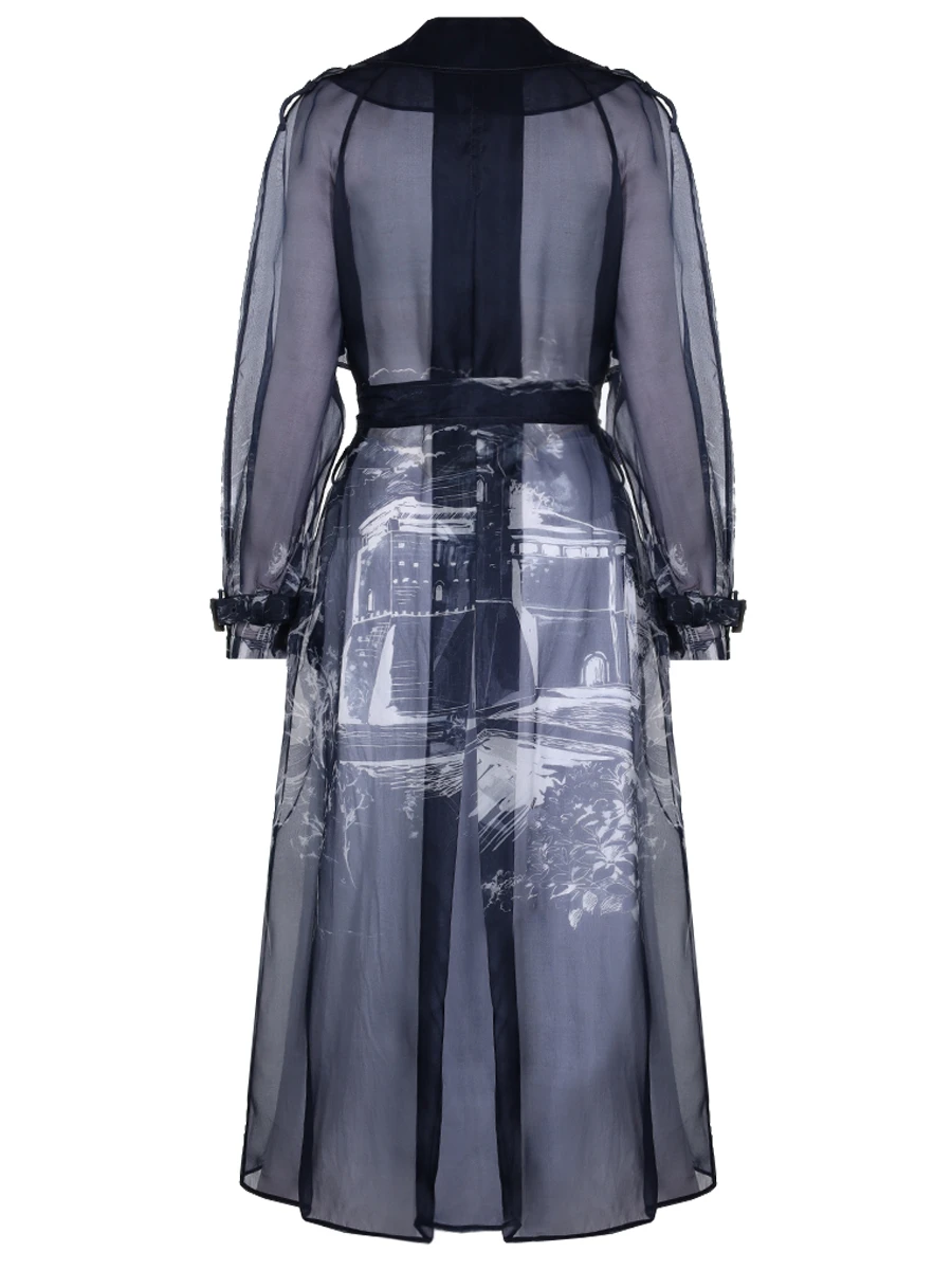 Тренч шелковый