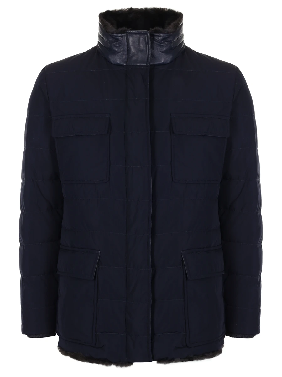 Куртка с меховой отделкой