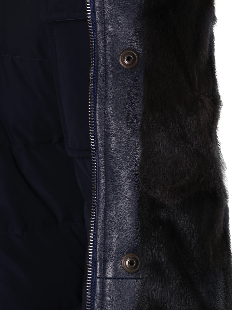 Куртка с меховой отделкой