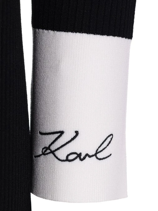 Платье из вискозы KARL LAGERFELD