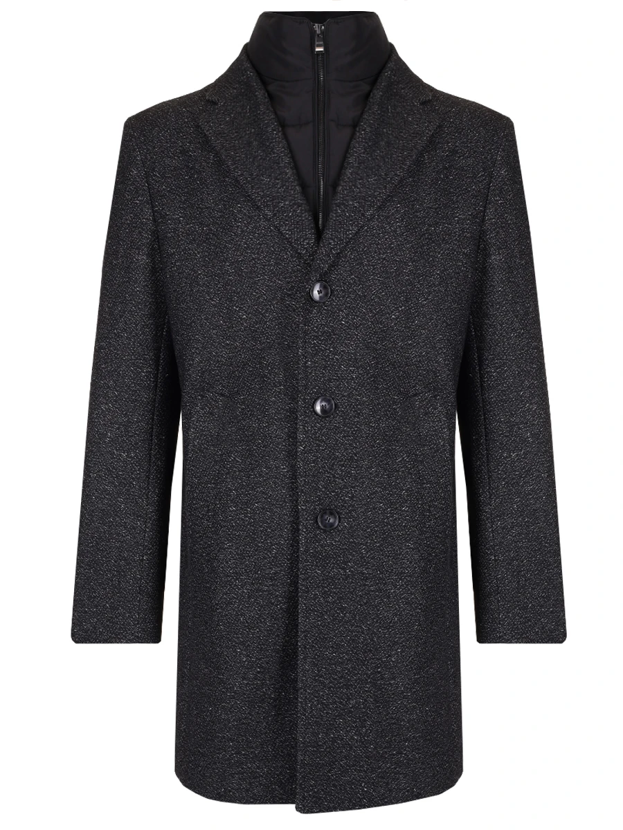 Пальто однотонное