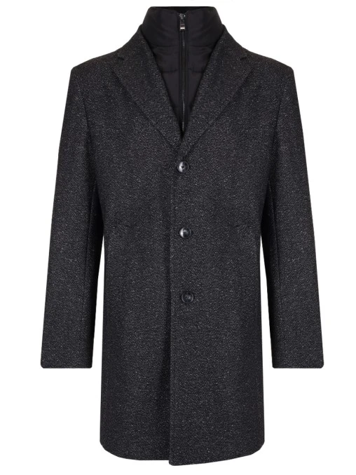 Пальто однотонное BOSS