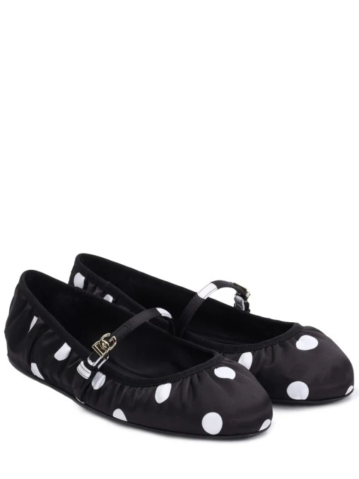 Балетки текстильные DOLCE & GABBANA