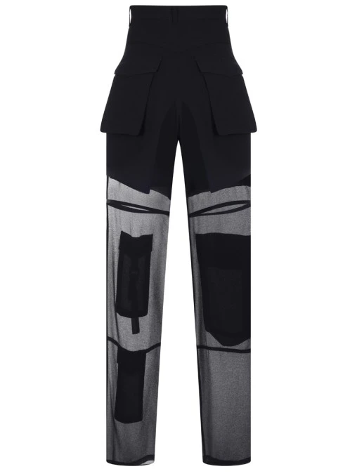 Брюки-карго однотонные PINKO