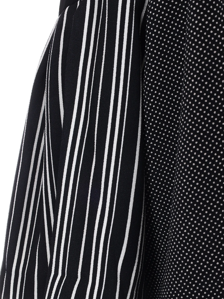 Блуза комбинированная