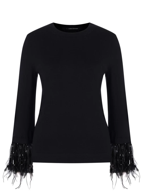 Джемпер шерстяной LUISA CERANO