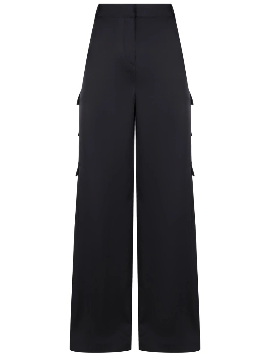 Брюки-карго однотонные