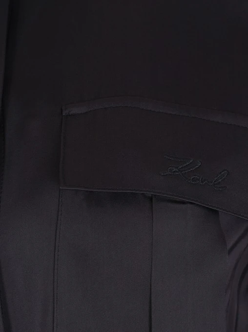 Блуза из вискозы KARL LAGERFELD