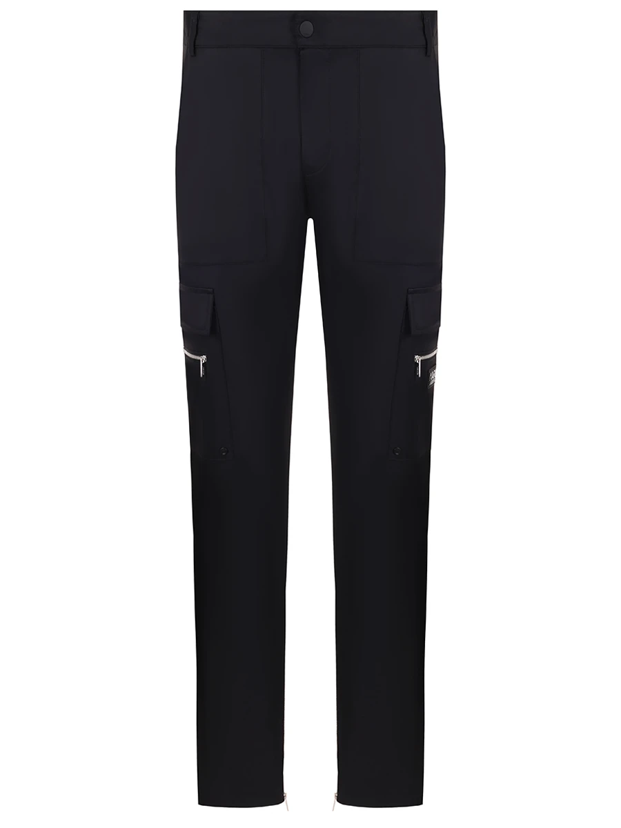 Брюки-карго однотонные