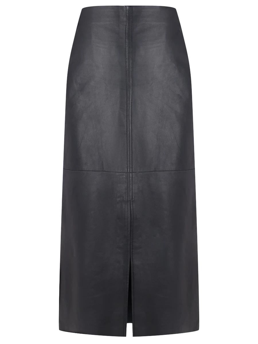 Юбка кожаная