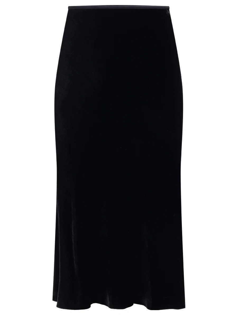 Юбка бархатная