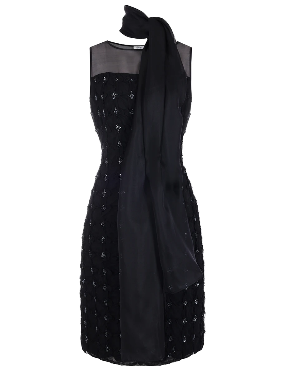 Платье с бисером и пайетками