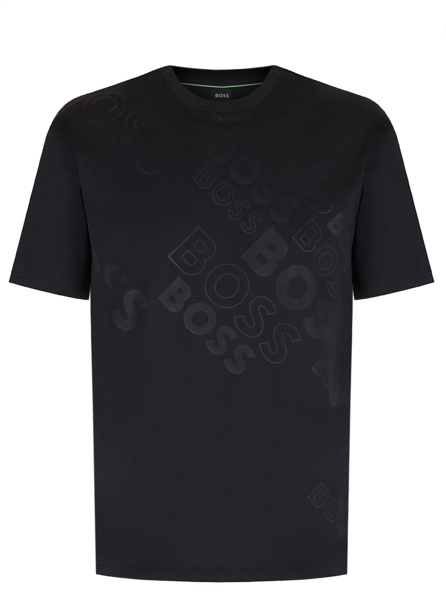 Футболка черная, по изд черн BOSS