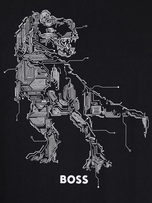 Футболка хлопковая BOSS