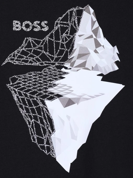 Футболка хлопковая BOSS