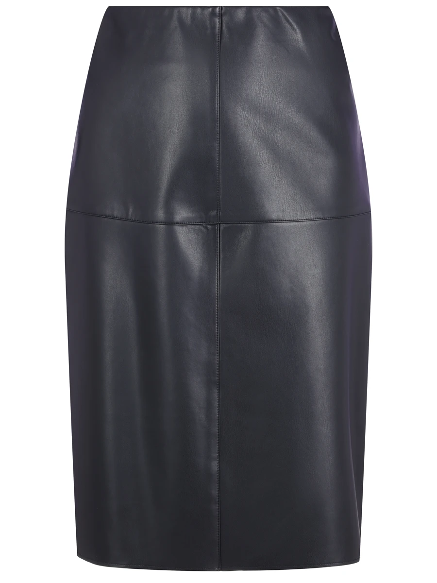 Юбка из экокожи