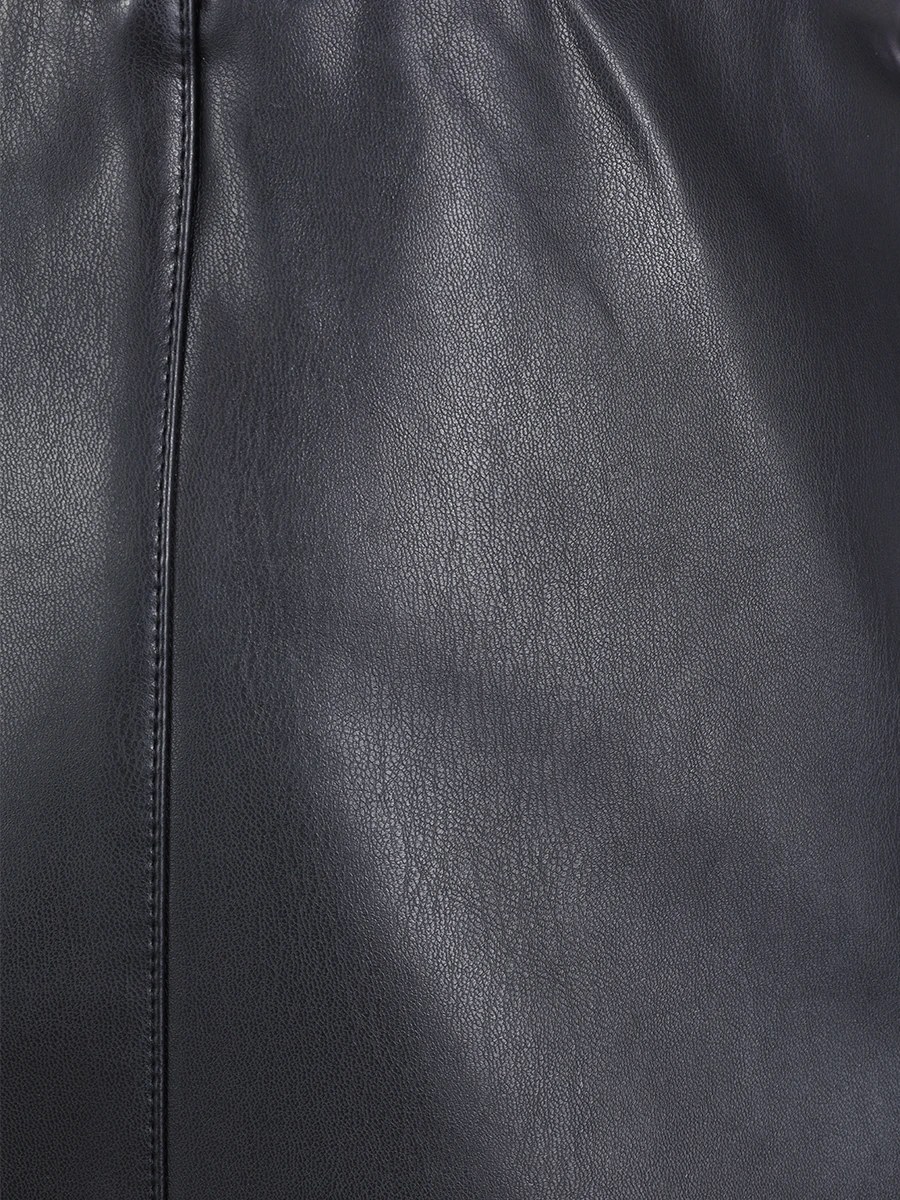 Юбка из экокожи