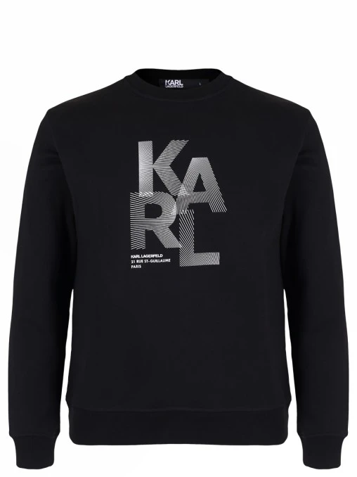 Толстовка хлопковая KARL LAGERFELD