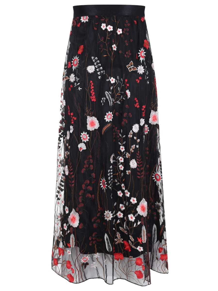 Юбка с вышивкой