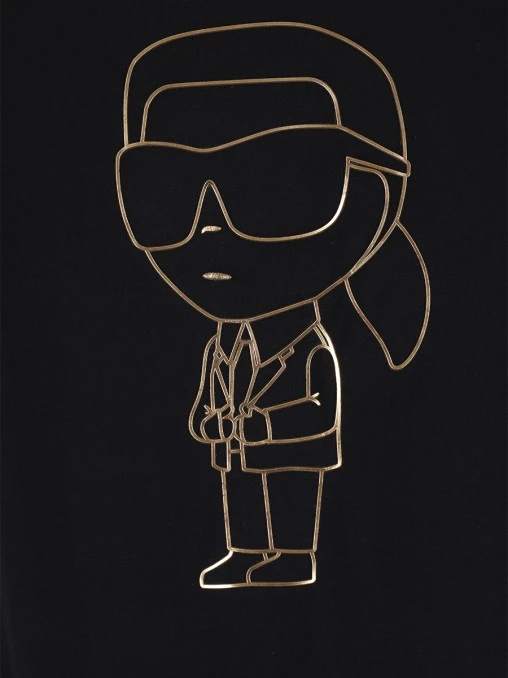 Футболка хлопковая KARL LAGERFELD