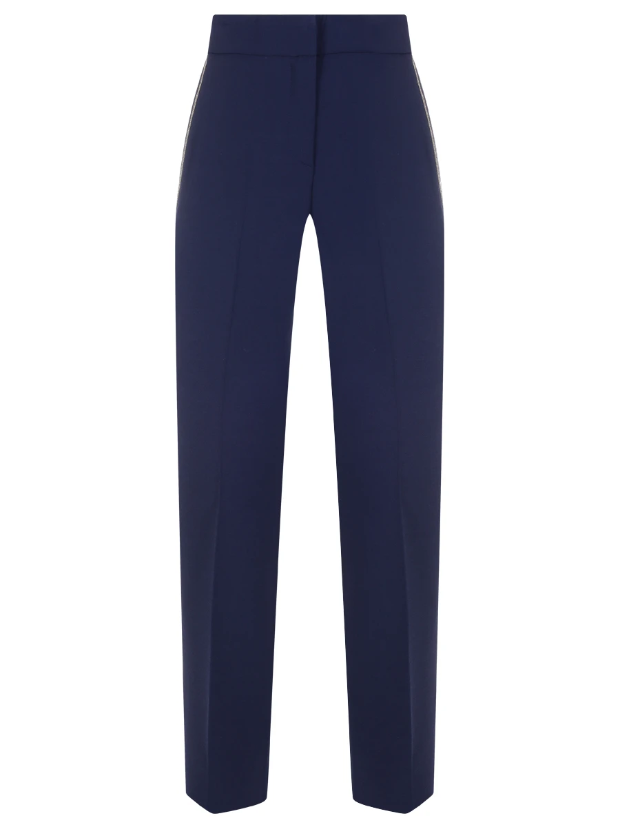 Брюки однотонные