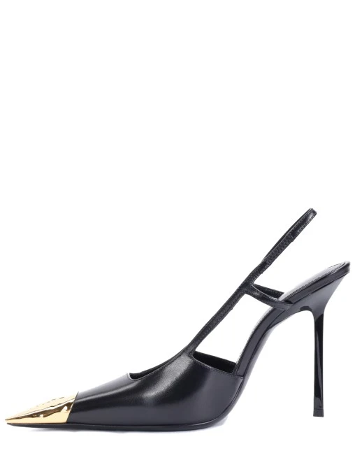 Туфли кожаные SAINT LAURENT