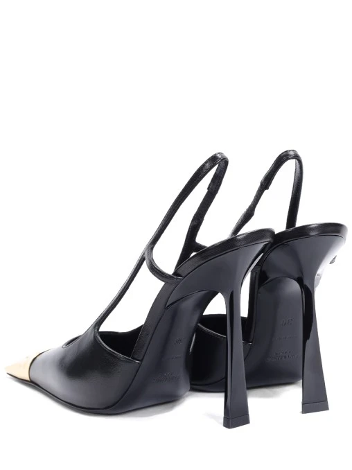 Туфли кожаные SAINT LAURENT
