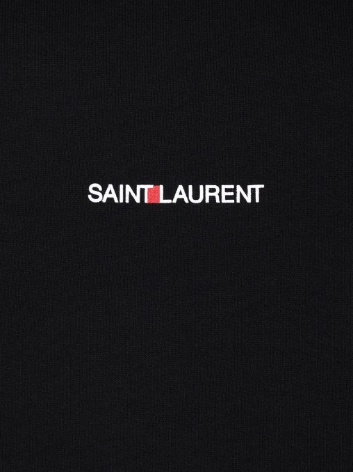Худи хлопковое SAINT LAURENT