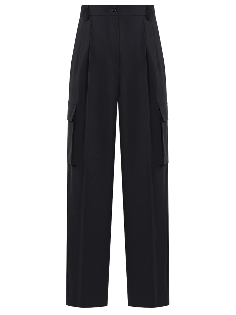 Брюки однотонные