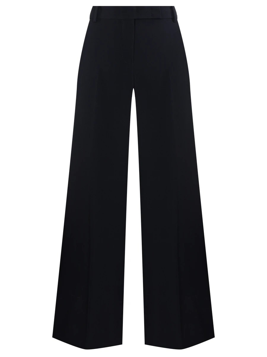 Брюки-палаццо однотонные