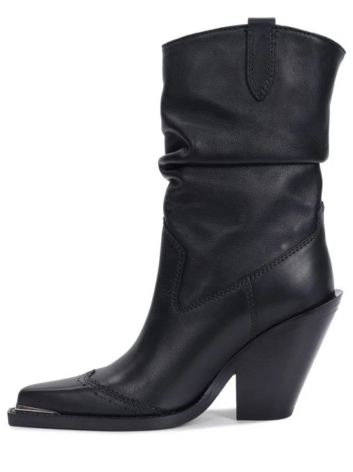 Казаки кожаные ERMANNO SCERVINO