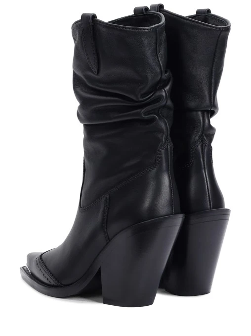 Казаки кожаные ERMANNO SCERVINO