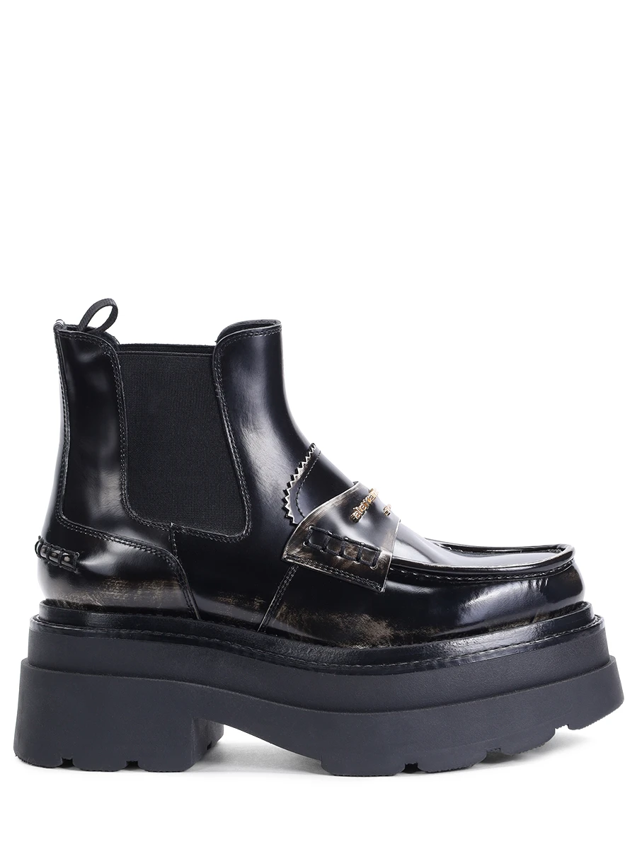 Ботинки кожаные