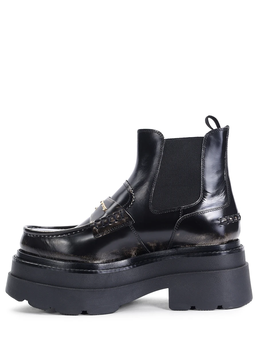 Ботинки кожаные