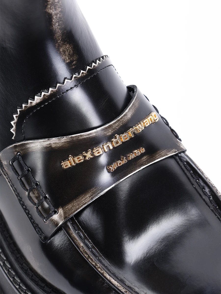 Ботинки кожаные