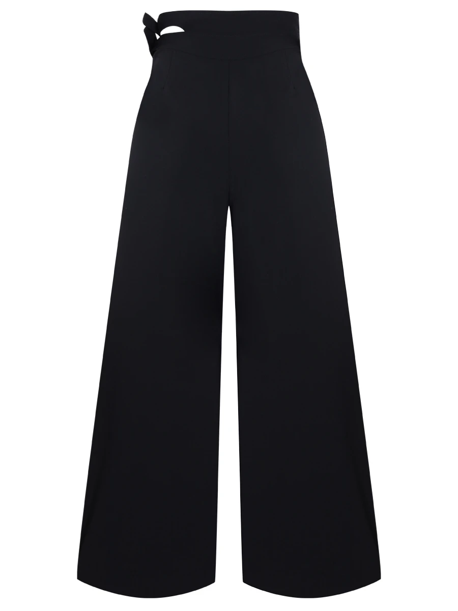 Брюки-палаццо шерстяные