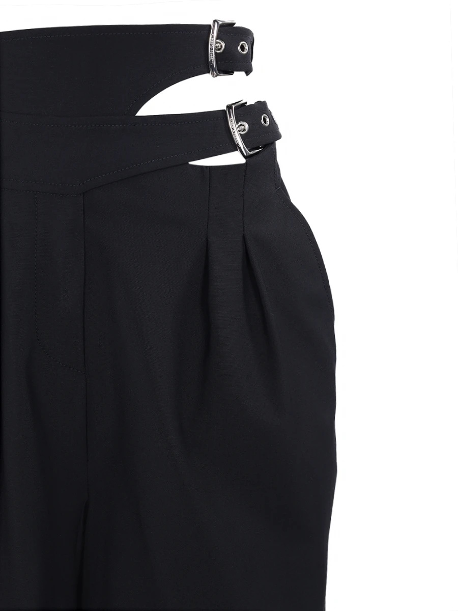 Брюки-палаццо шерстяные